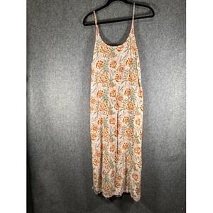 World Market Dress Womens S/M Floral Print‎ Rayon Casual Sleeveless Artsy Boho